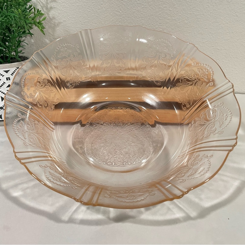 VTG MacBeth-Evans “American Sweetheart” Pink Depression Glass Large Serving Bowl